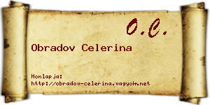 Obradov Celerina névjegykártya